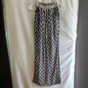 Cali1850 Chevron Print Smock Waistband Pant